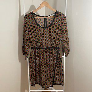 Collective Concepts Geometric Print Dress